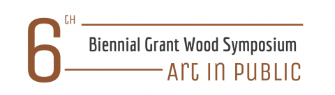 6th Biennial Grant Wood Symposium - Art in Public logo