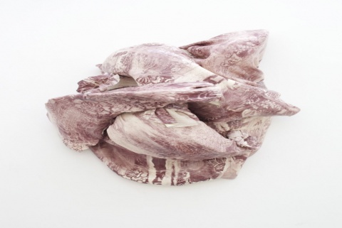 Neal Rock, Prosopon Interior, Silicone image transfer on silicone paint and polystyrene, 81 x 61 x 35cm, 2015 Neal Rock, Prosopon Interior, Silicone image transfer on silicone paint and polystyrene, 81 x 61 x 35cm, 2015