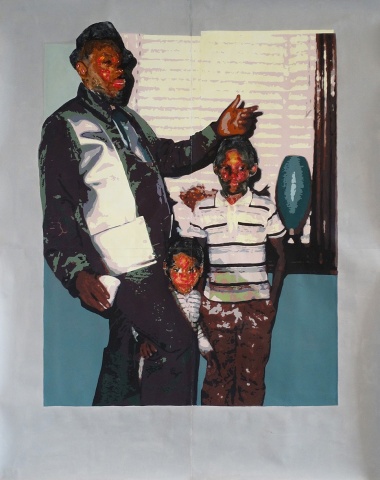 Tyanna Buie, Father and Sons, 2018 Tyanna Buie, Father and Sons, 2018