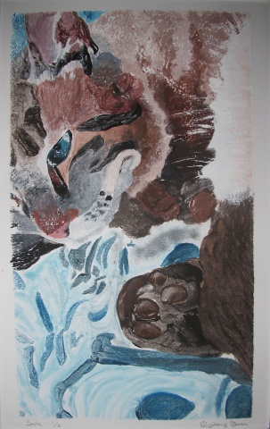 Polyphony Bruna, Sula, Printmaking. Grade 10, Age 15, Ames High School, Ames, IA. Shelli Hassebrock, Educator; Belin-Blank Center, Affiliate; 2016 Gold Key; 2016 Grant Wood Legacy Prize. Polyphony Bruna, Sula, Printmaking. Grade 10, Age 15, Ames High School, Ames, IA. Shelli Hassebrock, Educator; Belin-Blank Center, Affiliate; 2016 Gold Key; 2016 Grant Wood Legacy Prize.