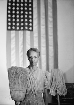 Gordon Parks, Washington D.C. Charwoom [American Gothic], August 1942