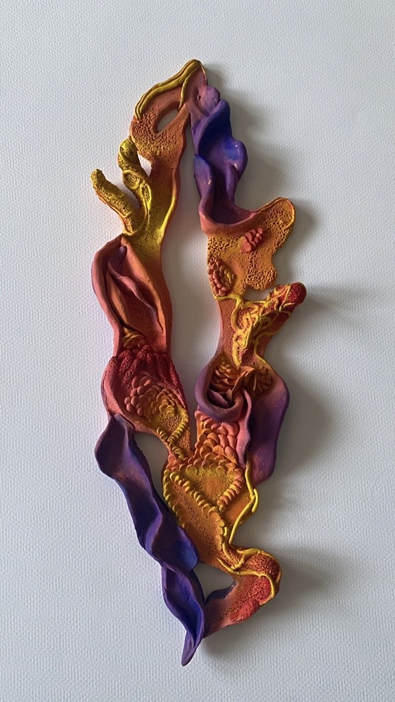 multicolor abstract sculpture