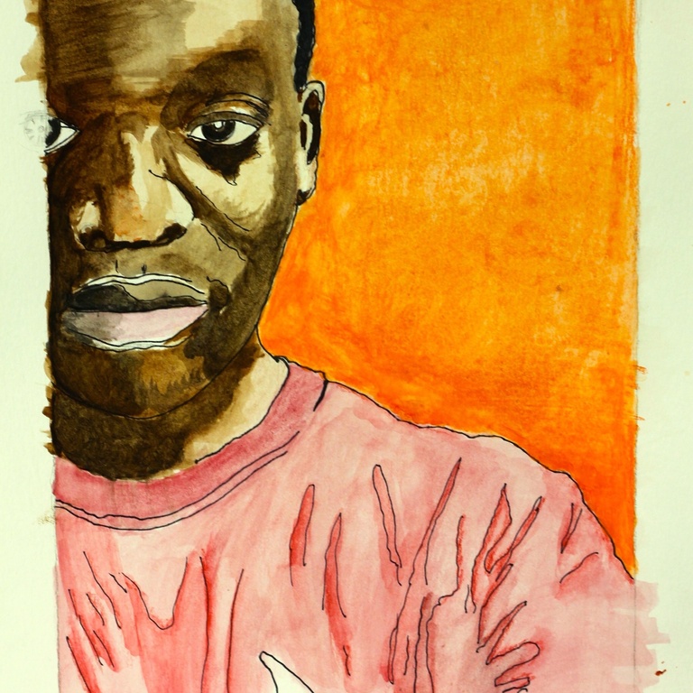Painting of Thierry Habinshuti